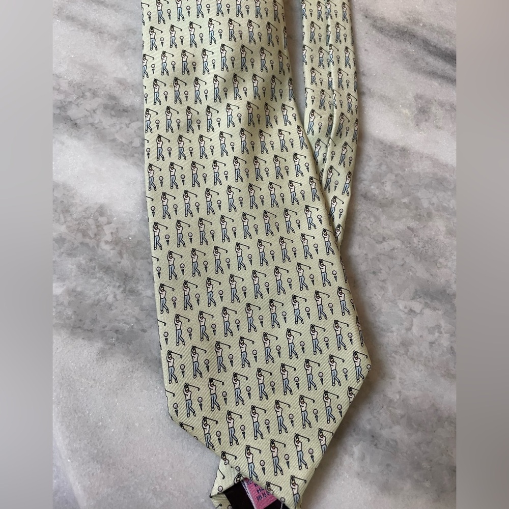 Vineyard Vines Men’s Golf Tie NWT Green Golf Tees Tie